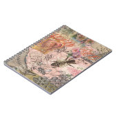 クイーンビーヴィンテージビューティフルコラージュ ノートブック (左側)