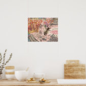 クイーンビーヴィンテージビューティフルコラージュ ポスター (キッチン)