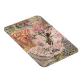 クイーンビーヴィンテージビューティフルコラージュ マグネット (右側)