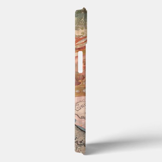 クイーンビーヴィンテージビューティフルコラージュ Case-Mate iPhoneケース (裏面 / 右)