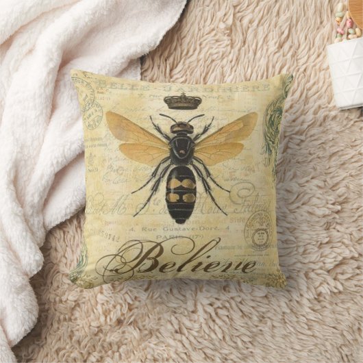 クイーンビー信じ装飾用クッション クッション (ブランケット)
