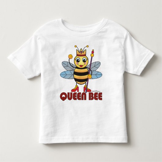 クイーンビー幼児用シャツ トドラーTシャツ (正面)