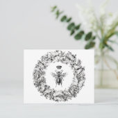 クイーンビー救ザビーズバタフライリース ポストカード (スタンド正面)