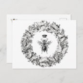 クイーンビー救ザビーズバタフライリース ポストカード (正面/裏面)