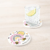 クイーンビー最高のズフレンズ永遠にかわいいBFFの女の子 コースター (側面)