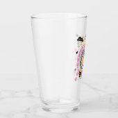 クイーンビー最高のズフレンズ永遠にかわいいBFFの女の子 タンブラーグラス (右)