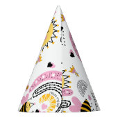 クイーンビー最高のズフレンズ永遠にかわいいBFFの女の子 パーティーハット (裏面)