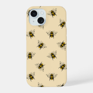 クイーンビー柄 iPhone 15ケース