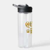 クイーンビー王室の金ゴールドクラウンフローラハニービー ウォーターボトル (右面)
