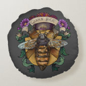 クイーンビー王室の ラウンドクッション (裏面)