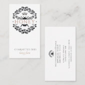 クイーンビー白黒金ゴールドビーキーパーハニーアピール 名刺 (正面/裏面)