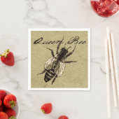 クイーンビー野生生物虫 スタンダードカクテルナプキン (インサイチュ)