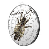 クイーンビー野生生物虫 ダーツボード (正面右)