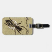 クイーンビー野生生物虫 ラゲッジタグ (正面横)