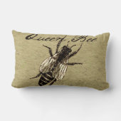 クイーンビー野生生物虫 ランバークッション (裏面)