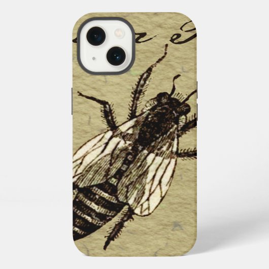 クイーンビー野生生物虫 iPhoneケース (裏面)