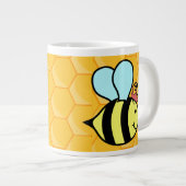 クイーンビー ジャンボコーヒーマグカップ (正面右)