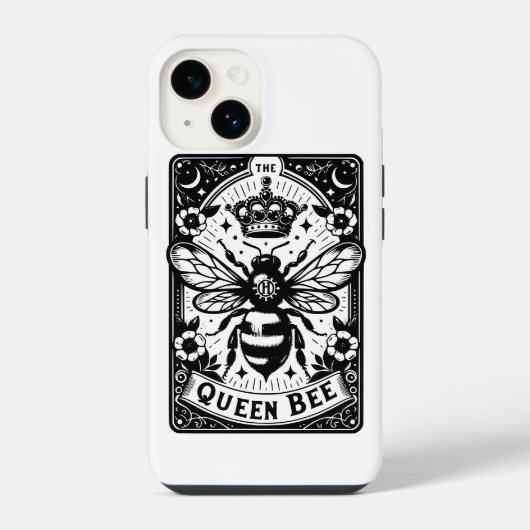 クイーンビー タロットカード  iPhoneケース (裏面)