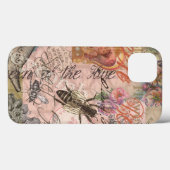 クイーンビー ビンテージ コラージュ Case-Mate iPhoneケース (裏面 (横))