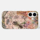 クイーンビー ビンテージ コラージュ Case-Mate iPhoneケース (裏面 (横))