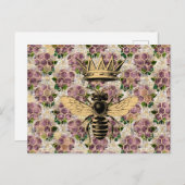 クイーンビー&ミスティックバラ ポストカード (正面/裏面)