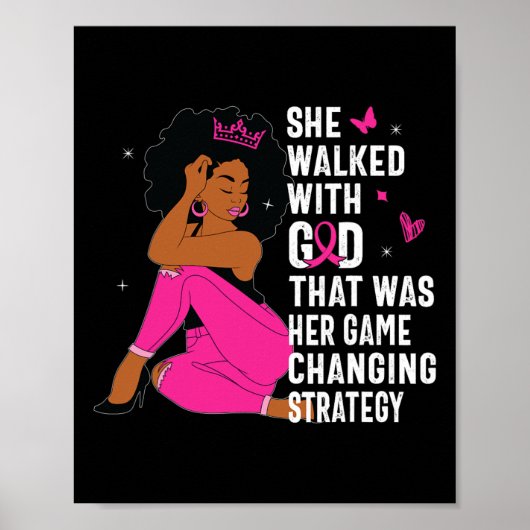 クイーンピンクリボン乳がん認知月Wo ポスター (正面)