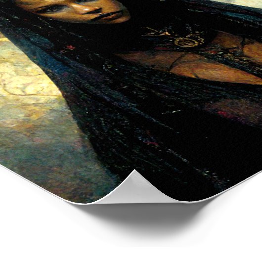 クイーンファンタジーサイエンスフィクションアートポスター ポスター (角)