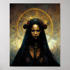 クイーンファンタジーサイエンスフィクションアートポスター ポスター