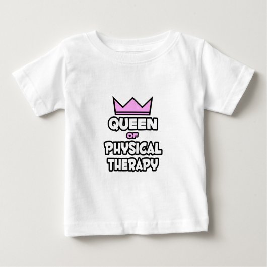 クイーンフィジカルセラピー ベビーTシャツ (正面)