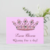 クイーンフォーアデイキンセアニェラ招待状 招待状 (スタンド正面)