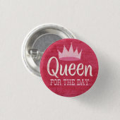 クイーンフォーザデイ誕生日ピン 缶バッジ (正面&裏面)