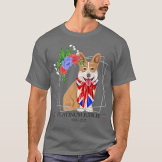クイーンプラチナジュビリーコルギクイーンジュビリー1324 Tシャツ