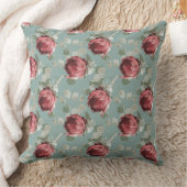 クイーンプロテアリピートフランスのオンブルー クッション (ブランケット)