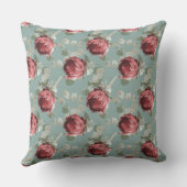 クイーンプロテアリピートフランスのオンブルー クッション (裏面)