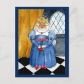 クイーンヘザー王室のキャットポストカード ポストカード (正面)