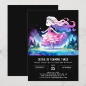 クイーンボホプリンセス誕生日 招待状 (正面/裏面)