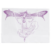 クイーンマブフェアリー、紫のSweet sixteen ラージペーパーバッグ (裏面)