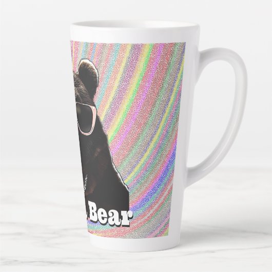 クイーンマママベア カフェラテマグ (右)