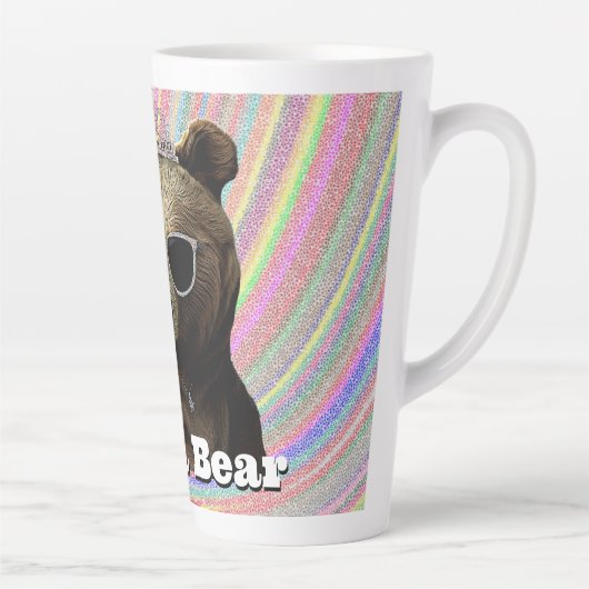 クイーンマママベア カフェラテマグ (右)