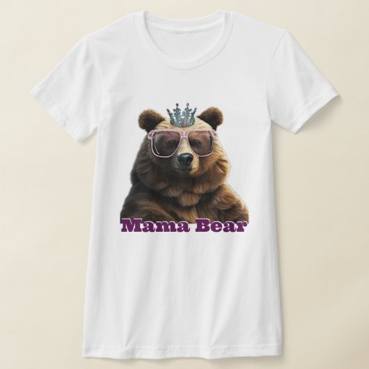 クイーンマママベア Tシャツ (レイダウン)