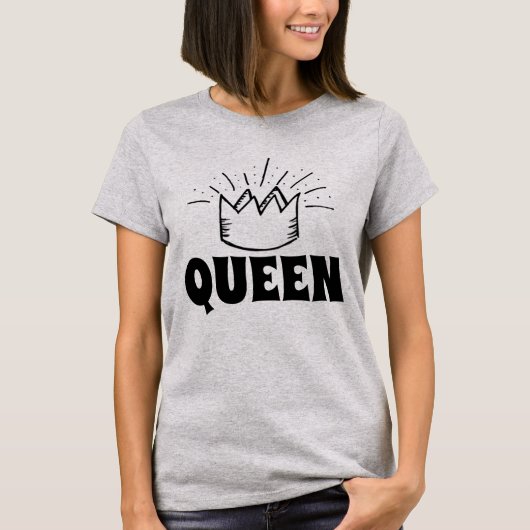 クイーンママTシャツティーTシャツ Tシャツ (正面)