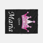 クイーンマリアスロー装飾フリースブランケット フリースブランケット (正面(横))