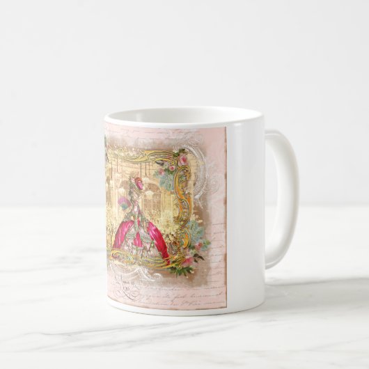 クイーンマリーアントワネットヴェルサイユパーティーマグ コーヒーマグカップ (正面右)