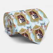 クイーンマリー・アントワネット白いプードルンケーキ ネクタイ (ロール)