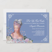 クイーンマリー・アントワネット私たちケーキ食べのパーティー 招待状 (正面)