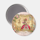 クイーンマリー・アントワネットatベルサイユパーティーピンク マグネット (正面/裏面)