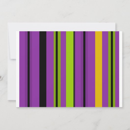 クイーンマルディグラス招待状 招待状 (裏面)