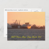 クイーンメアリーの夕日 ポストカード (正面/裏面)