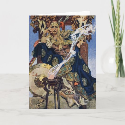 クイーンメイブウォリアープリンセスファンタジーアート カード (正面)