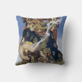 クイーンメイブウォリアープリンセスファンタジーアート クッション (裏面)